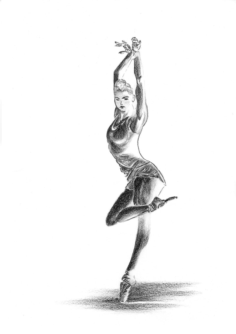 Beautiful-ballerina – charcoal