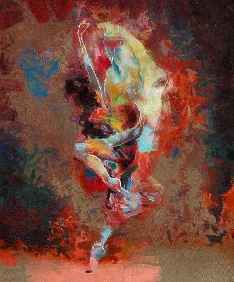 Abstract dancer – digital art