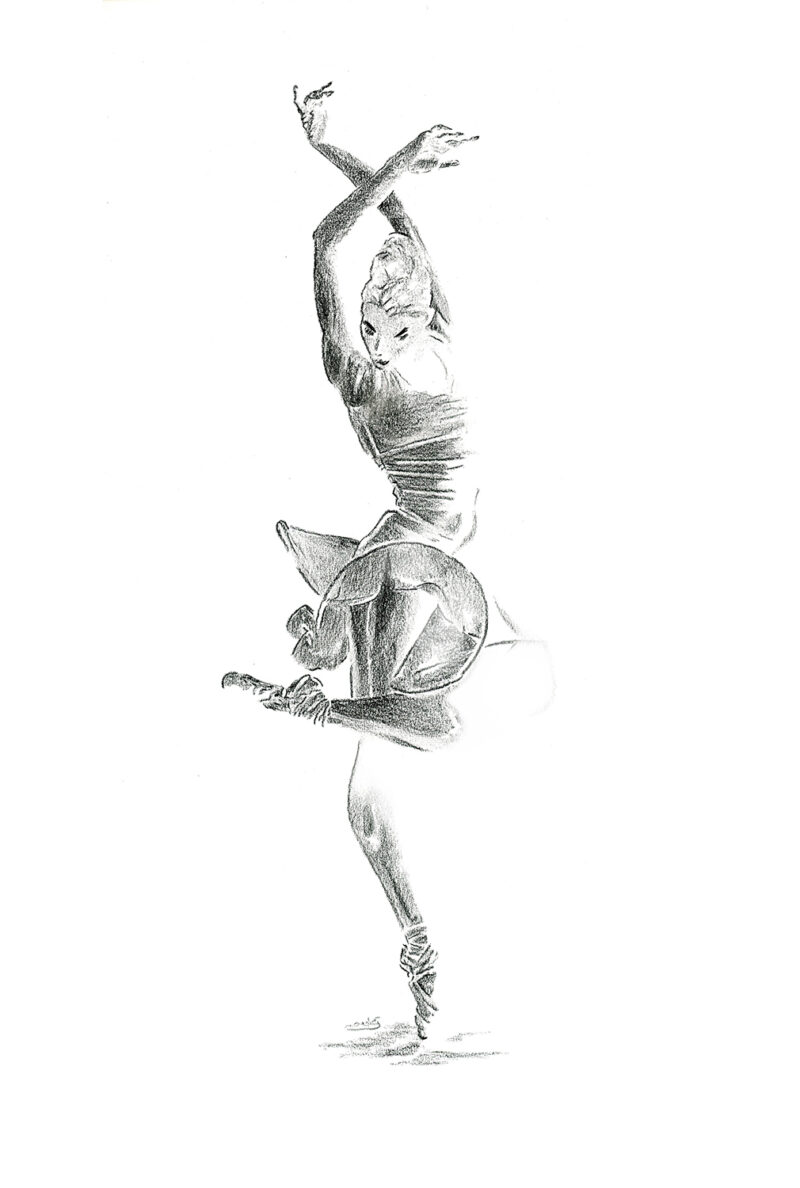 Ballerina – charcoal