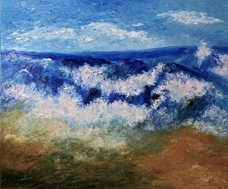 Waves – oil on canvas