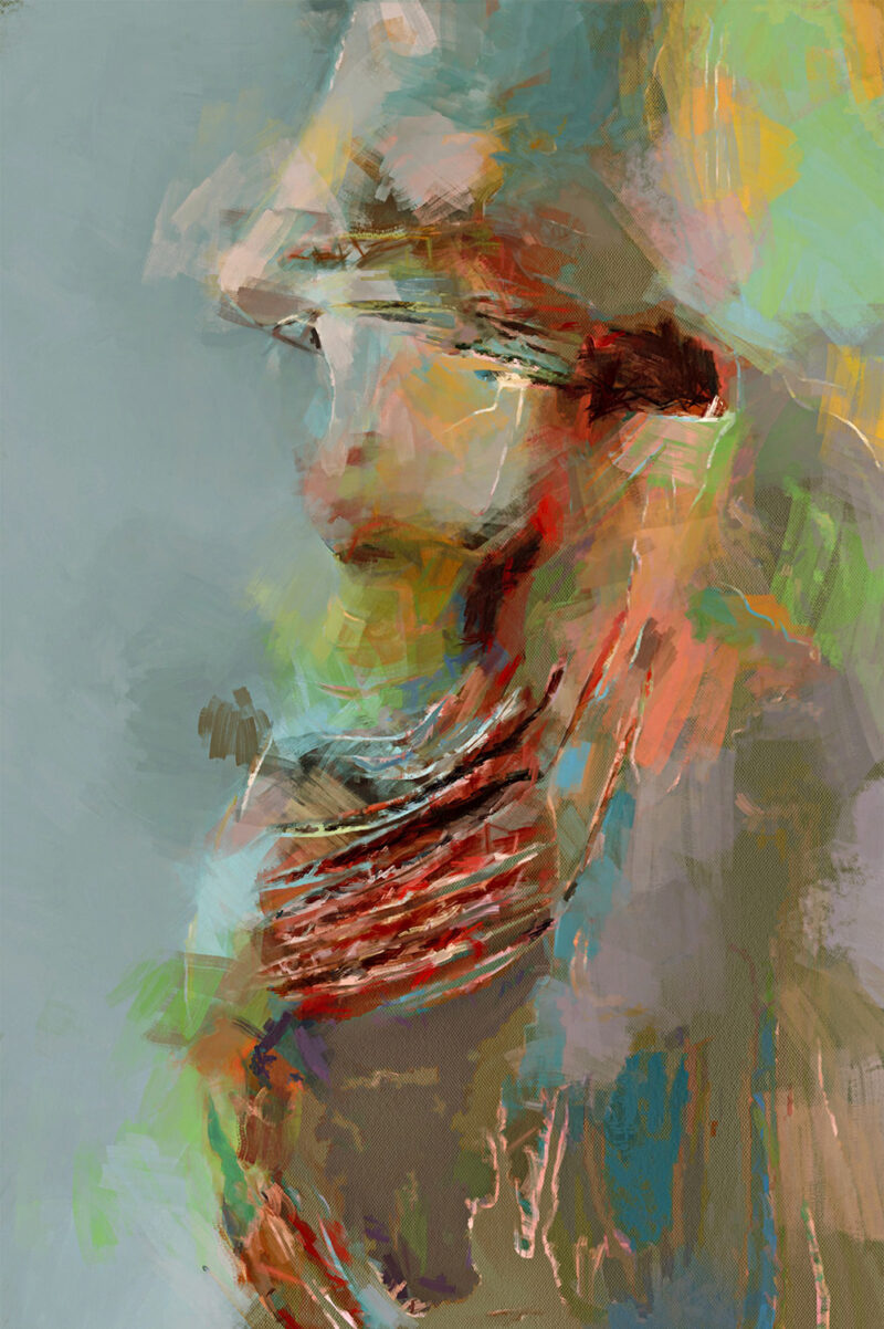 Abstract woman – digital art